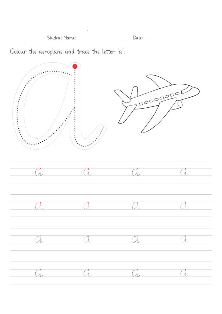 letter a page 0005